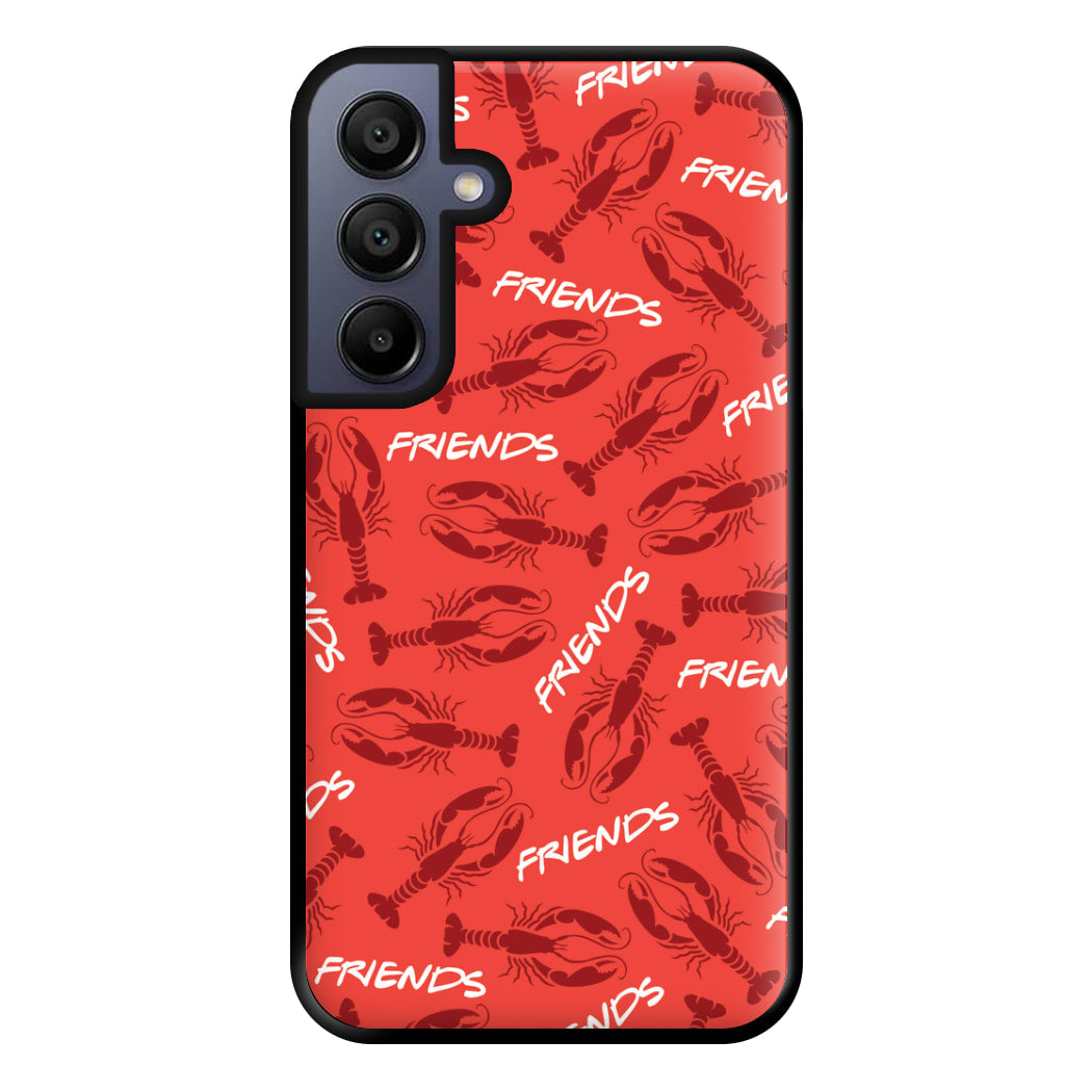Sitcom Red Lobsters Pattern Phone Case for Galaxy A16