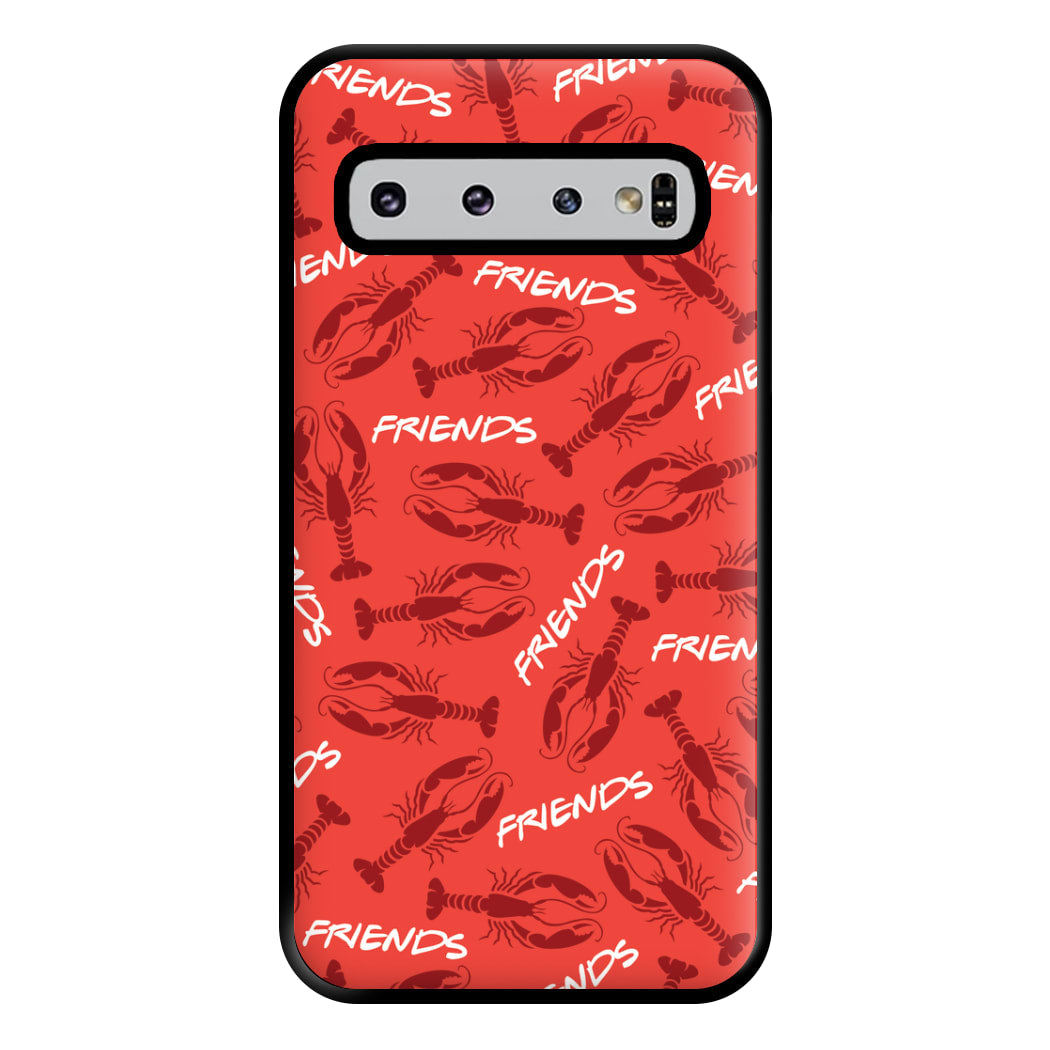 Sitcom Red Lobsters Pattern Phone Case for Galaxy S10 Plus