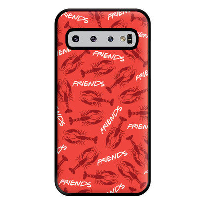 Sitcom Red Lobsters Pattern Phone Case for Galaxy S10 Plus