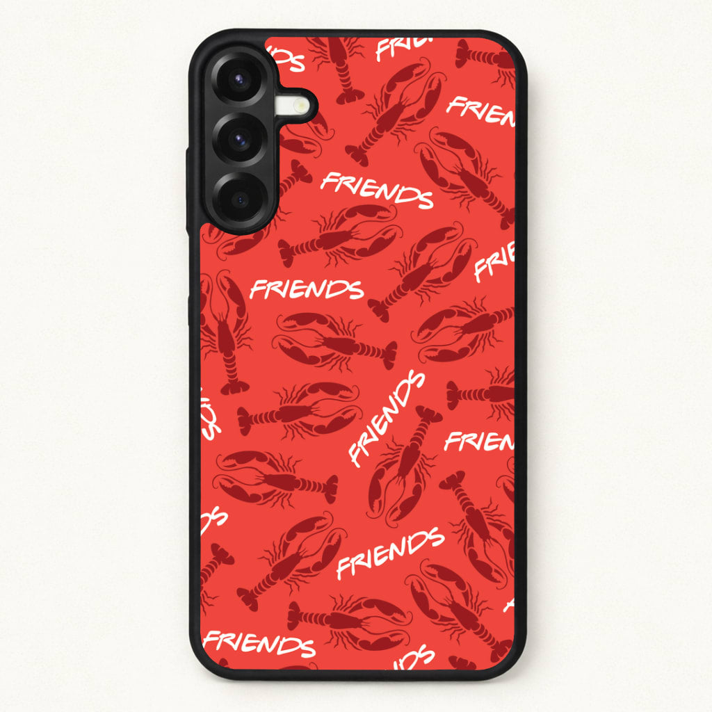 Sitcom Red Lobsters Pattern Phone Case for Galaxy A17