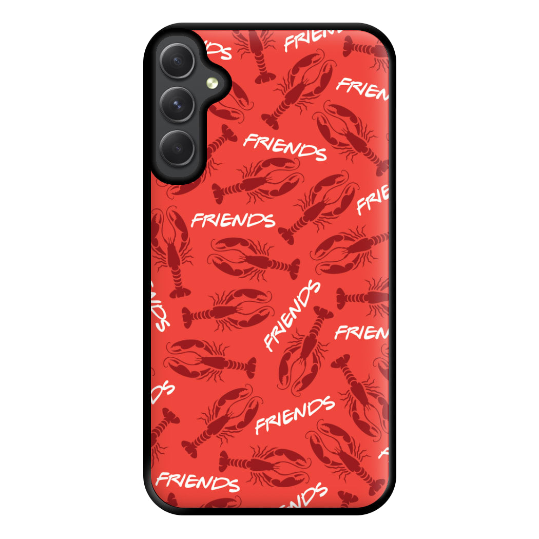 Sitcom Red Lobsters Pattern Phone Case for Galaxy A14