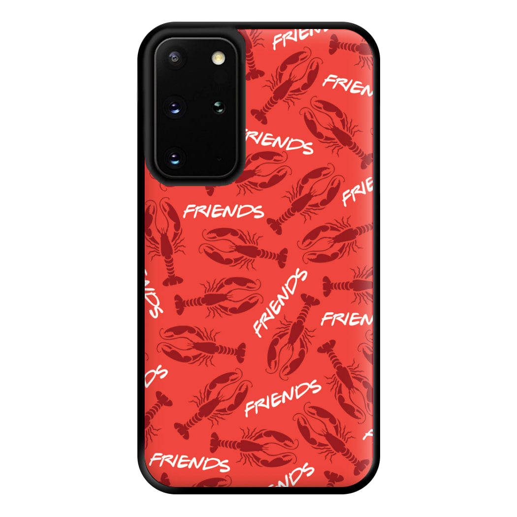 Sitcom Red Lobsters Pattern Phone Case for Galaxy S20 Plus