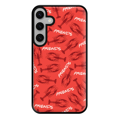 Sitcom Red Lobsters Pattern Phone Case for Galaxy S24FE