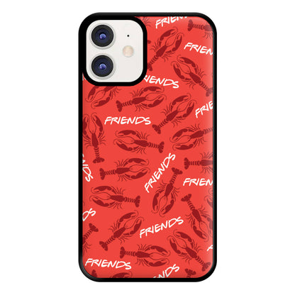 Sitcom Red Lobsters Pattern Phone Case for iPhone 12 / 12 Pro
