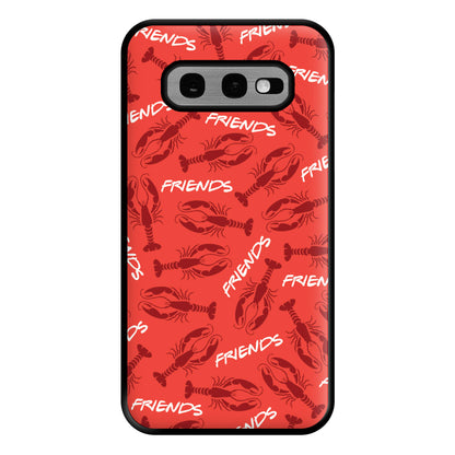 Sitcom Red Lobsters Pattern Phone Case for Galaxy S10e