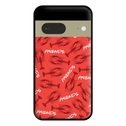 Sitcom Red Lobsters Pattern Phone Case for Google Pixel 7a
