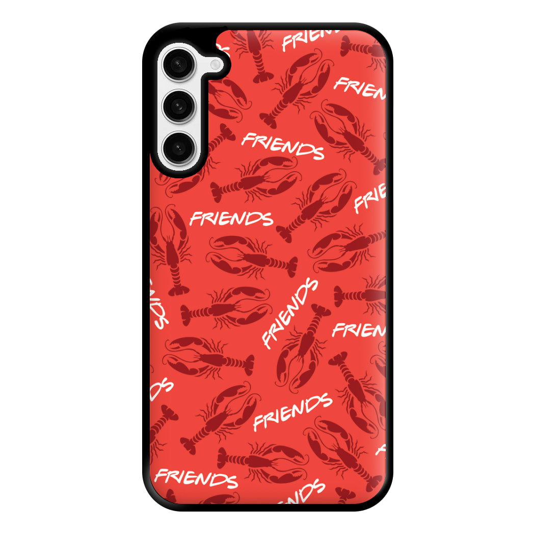 Sitcom Red Lobsters Pattern Phone Case for Galaxy S23 Plus