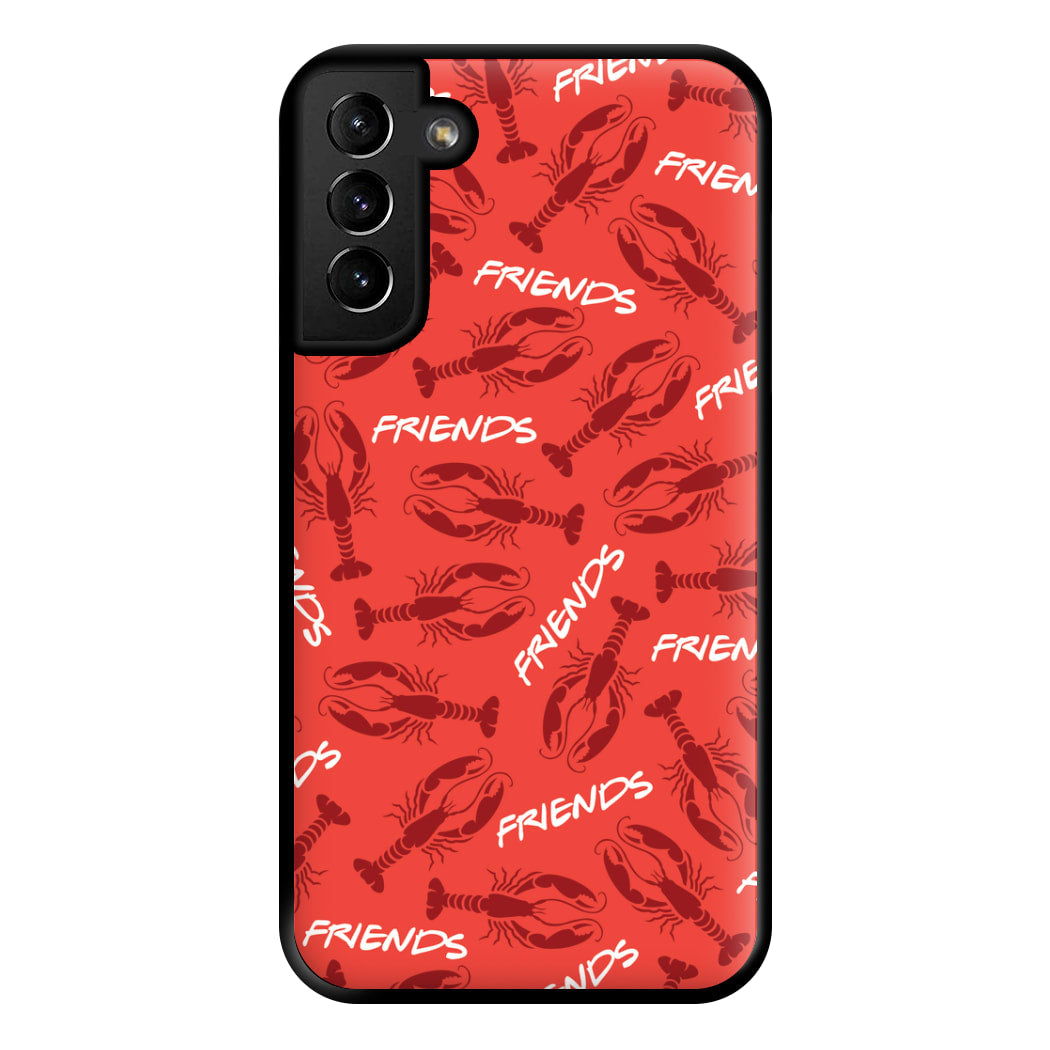 Sitcom Red Lobsters Pattern Phone Case for Galaxy S21 Plus