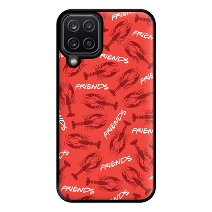 Sitcom Red Lobsters Pattern Phone Case for Galaxy A12