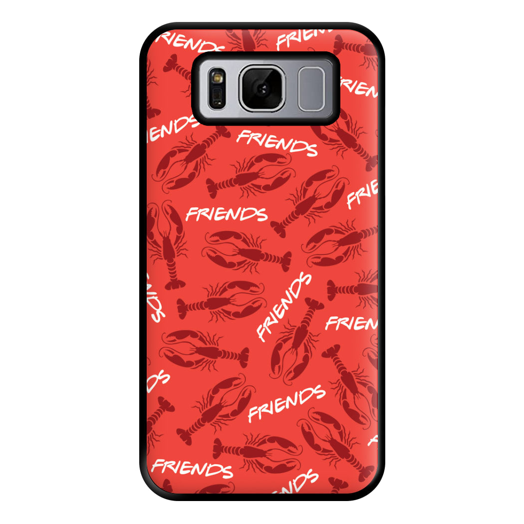 Sitcom Red Lobsters Pattern Phone Case for Galaxy S8 Plus