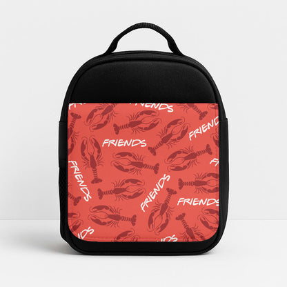 Sitcom Red Lobsters Pattern Insulated Lunchbox