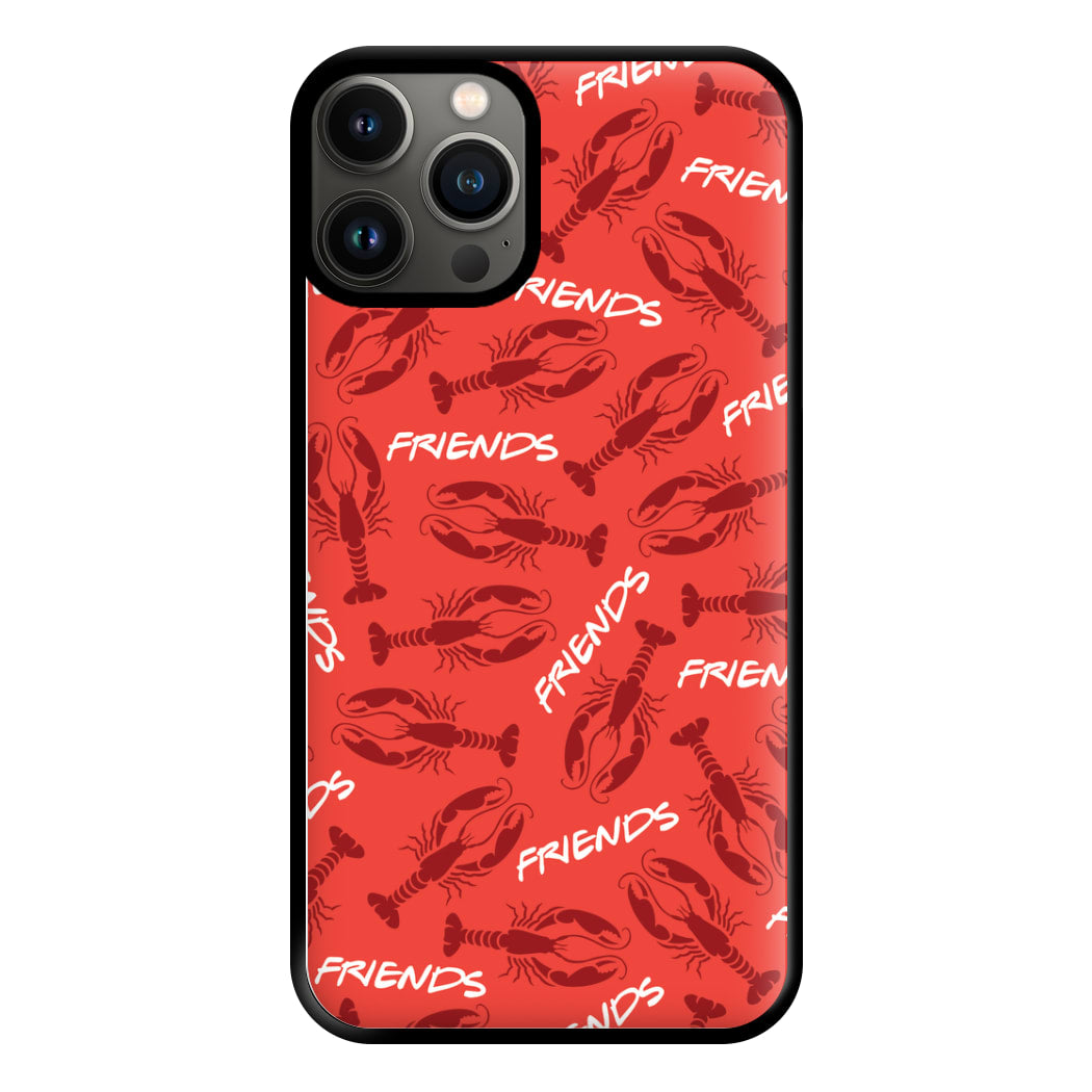 Sitcom Red Lobsters Pattern Phone Case for iPhone 13 Pro Max