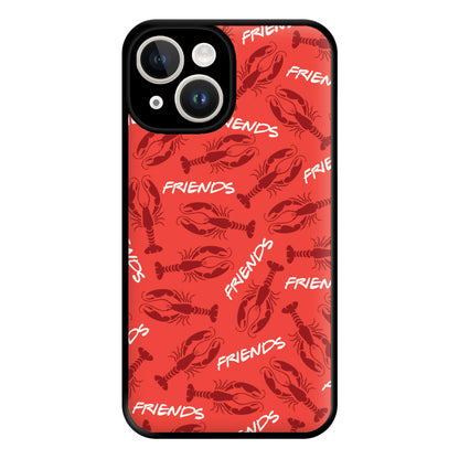Sitcom Red Lobsters Pattern Phone Case for iPhone 14