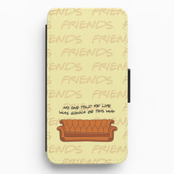 No One Told You Pattern Flip / Wallet Phone Case