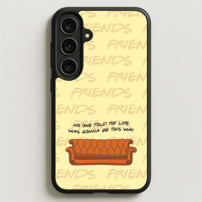 No One Told You Pattern Phone Case for Galaxy S25FE