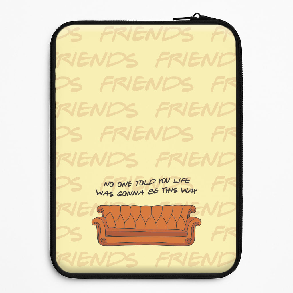 No One Told You Pattern Laptop Sleeve