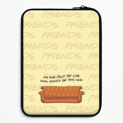 No One Told You Pattern Universal Laptop Sleeve