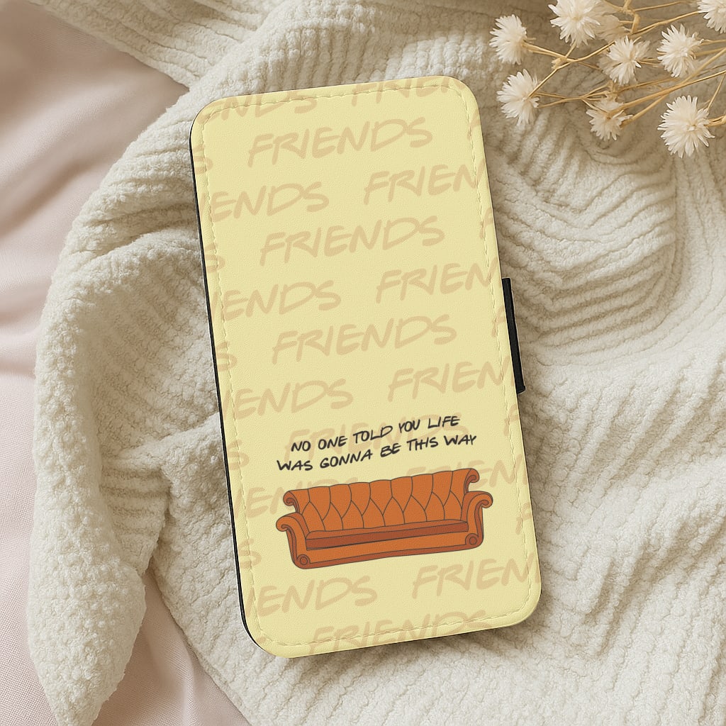 No One Told You Pattern Wallet Phone Case