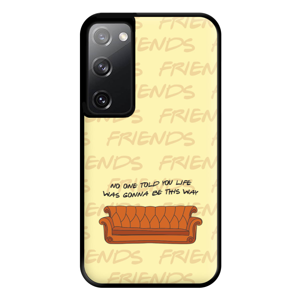No One Told You Pattern Phone Case for Galaxy S20