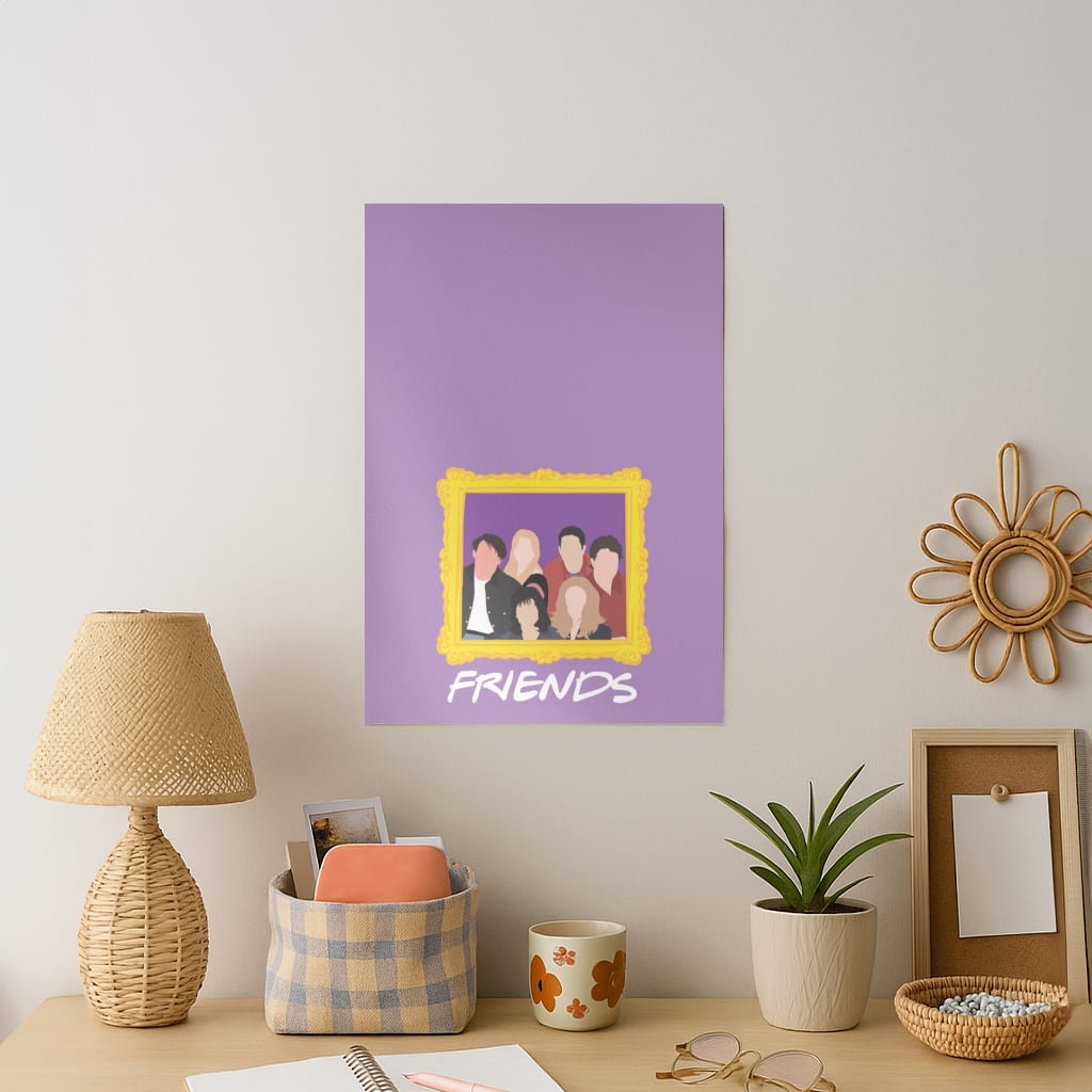 Cast Photo Frame Art Print