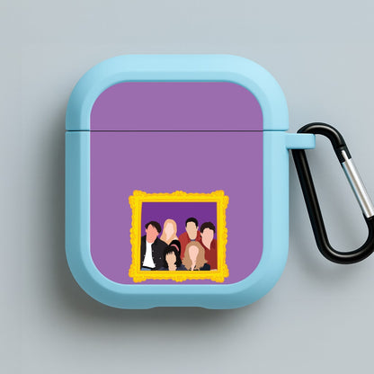 Cast Photo Frame Blue AirPods Case