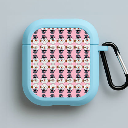 Pattern - Snowman Blue AirPods Case