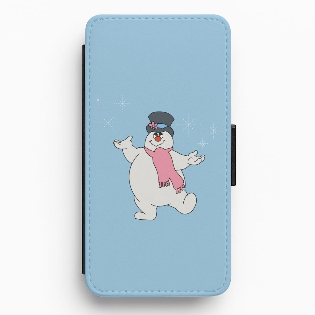 Frosty - Snowman Flip / Wallet Phone Case