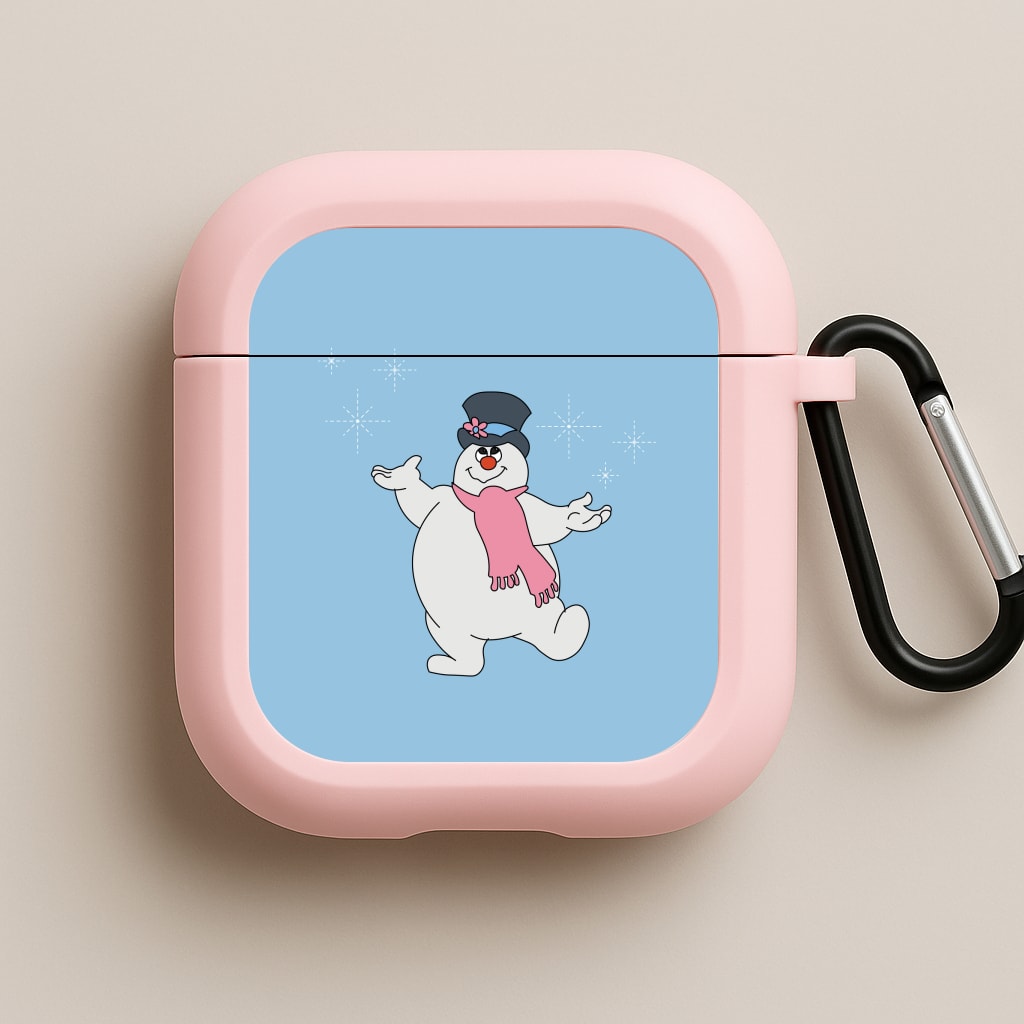 Frosty - Snowman Pink AirPods Case