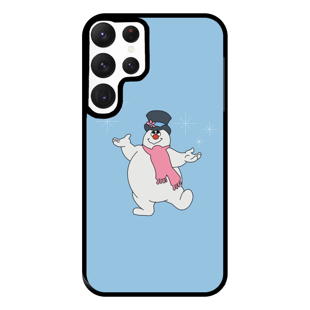 Frosty - Snowman Phone Case for Galaxy S22 Ultra