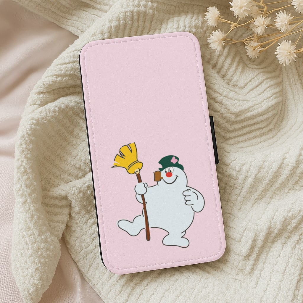 Broom - Snowman Wallet Phone Case