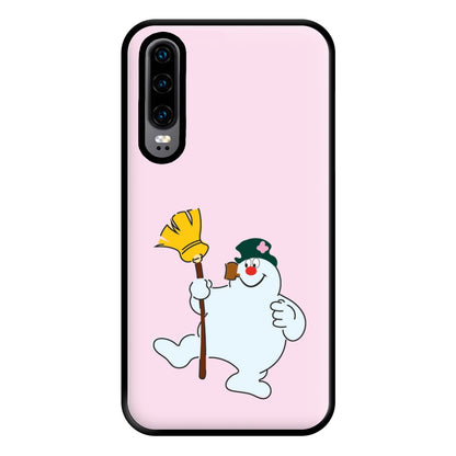 Broom - Snowman Phone Case for Huawei P30