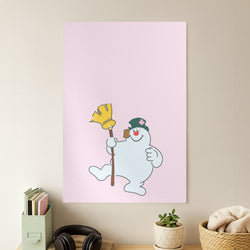 Broom - Snowman Poster