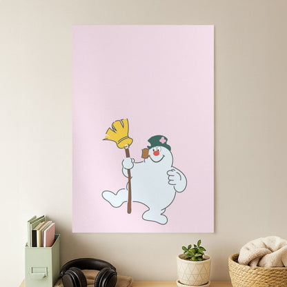 Broom - Snowman Poster