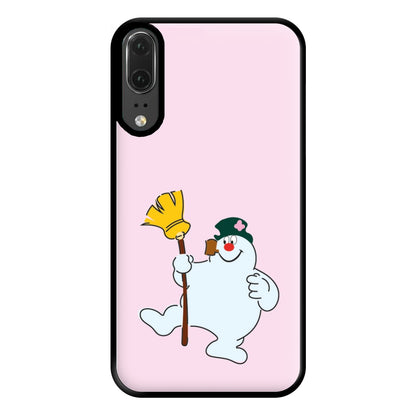 Broom - Snowman Phone Case for Huawei P20