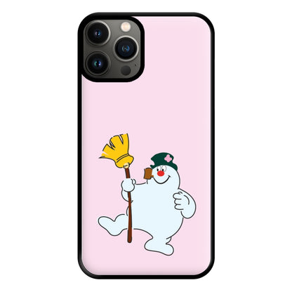 Broom - Snowman Phone Case for iPhone 11 Pro Max