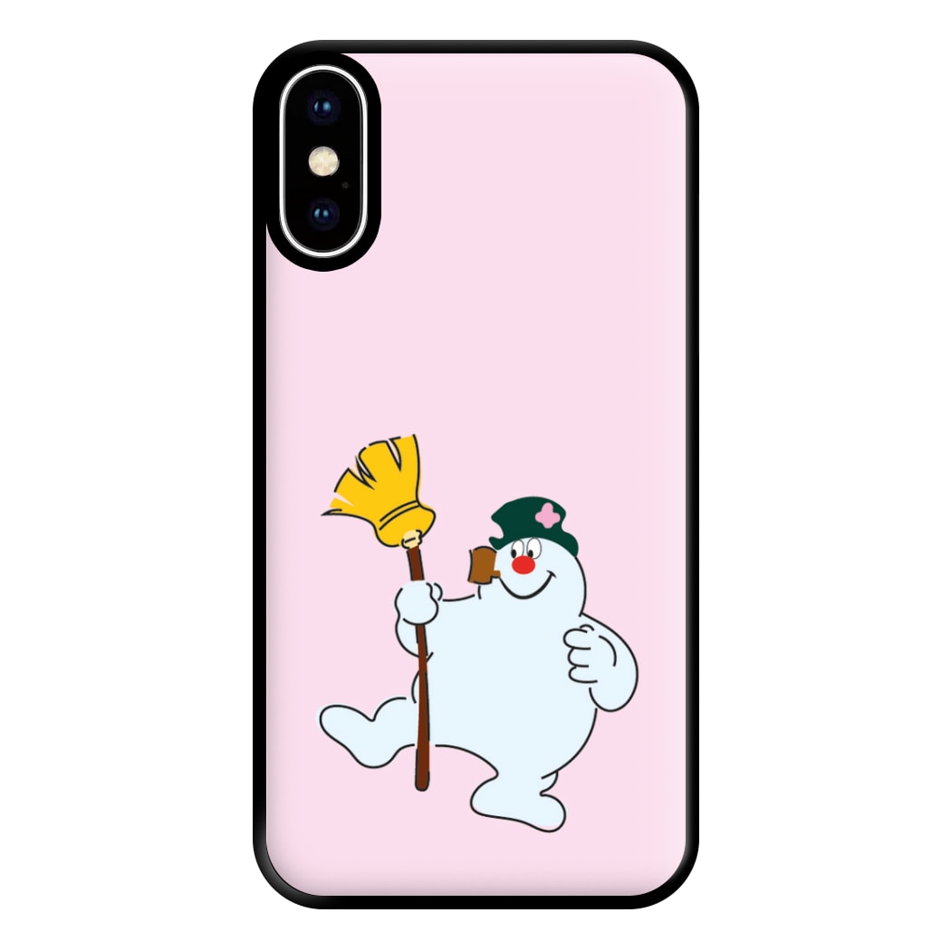 Broom - Snowman Phone Case for iPhone XS Max