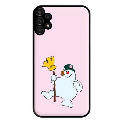 Broom - Snowman Phone Case for Galaxy A13