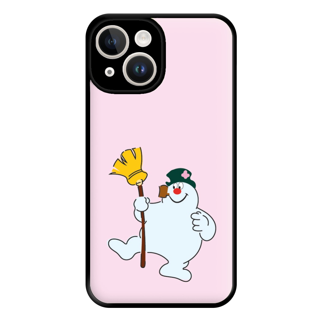 Broom - Snowman Phone Case for iPhone 14