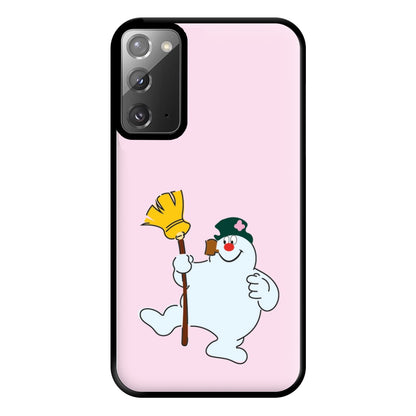 Broom - Snowman Phone Case for Galaxy Note 20 Ultra