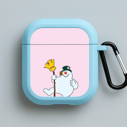 Broom - Snowman Blue AirPods Case
