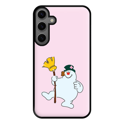 Broom - Snowman Phone Case for Galaxy S23FE