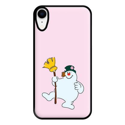 Broom - Snowman Phone Case for iPhone XR