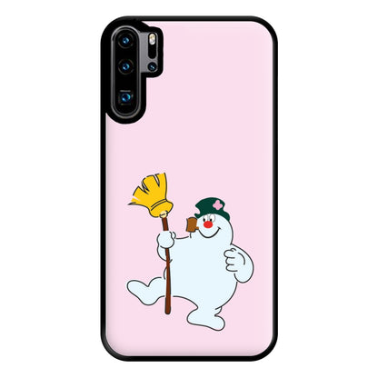 Broom - Snowman Phone Case for Huawei P30 Pro