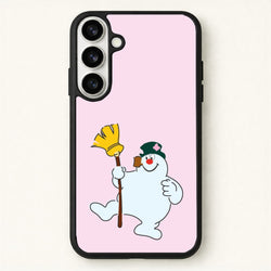 Broom - Snowman Phone Case for Galaxy S26