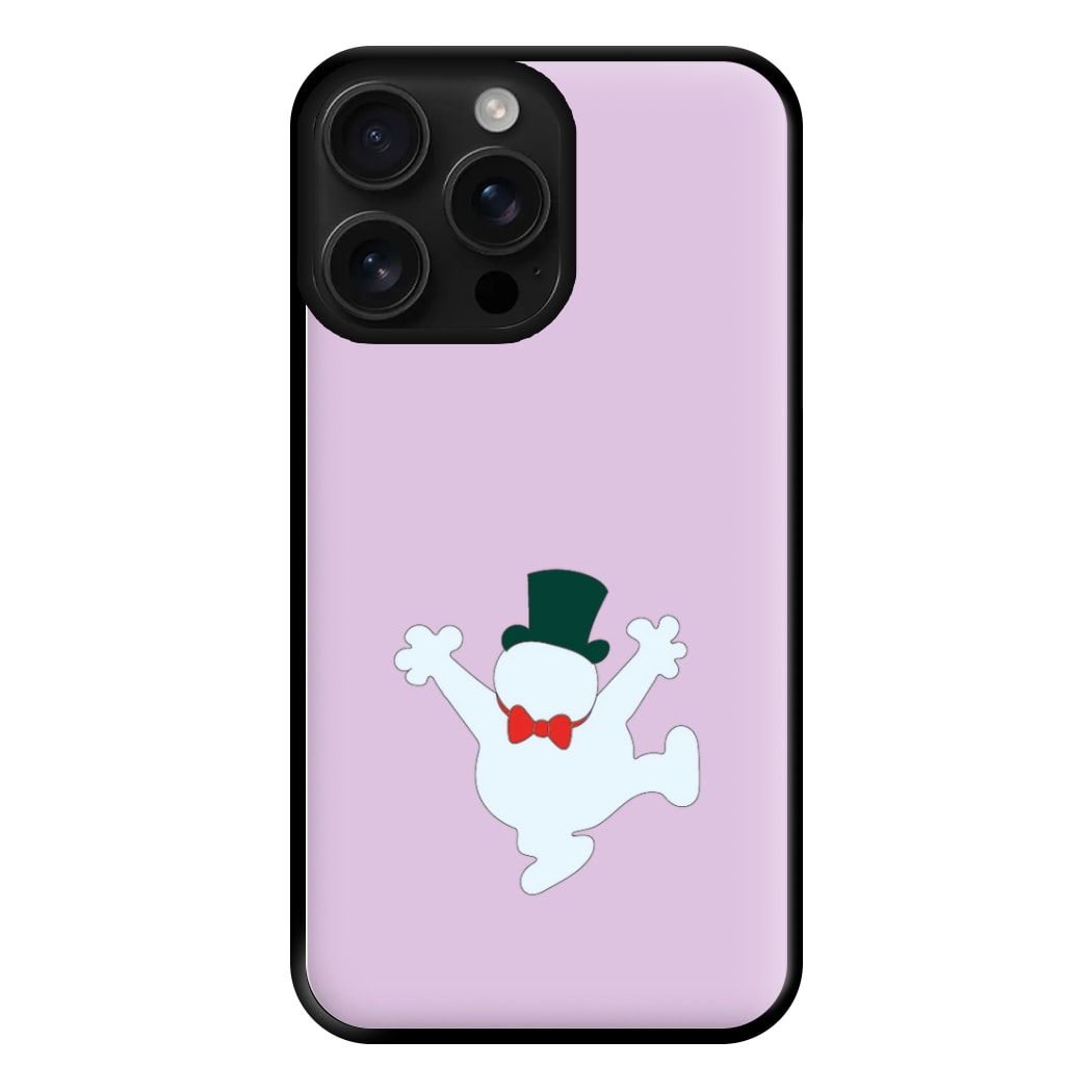 Outline - Snowman Phone Case for iPhone 16 Pro Max