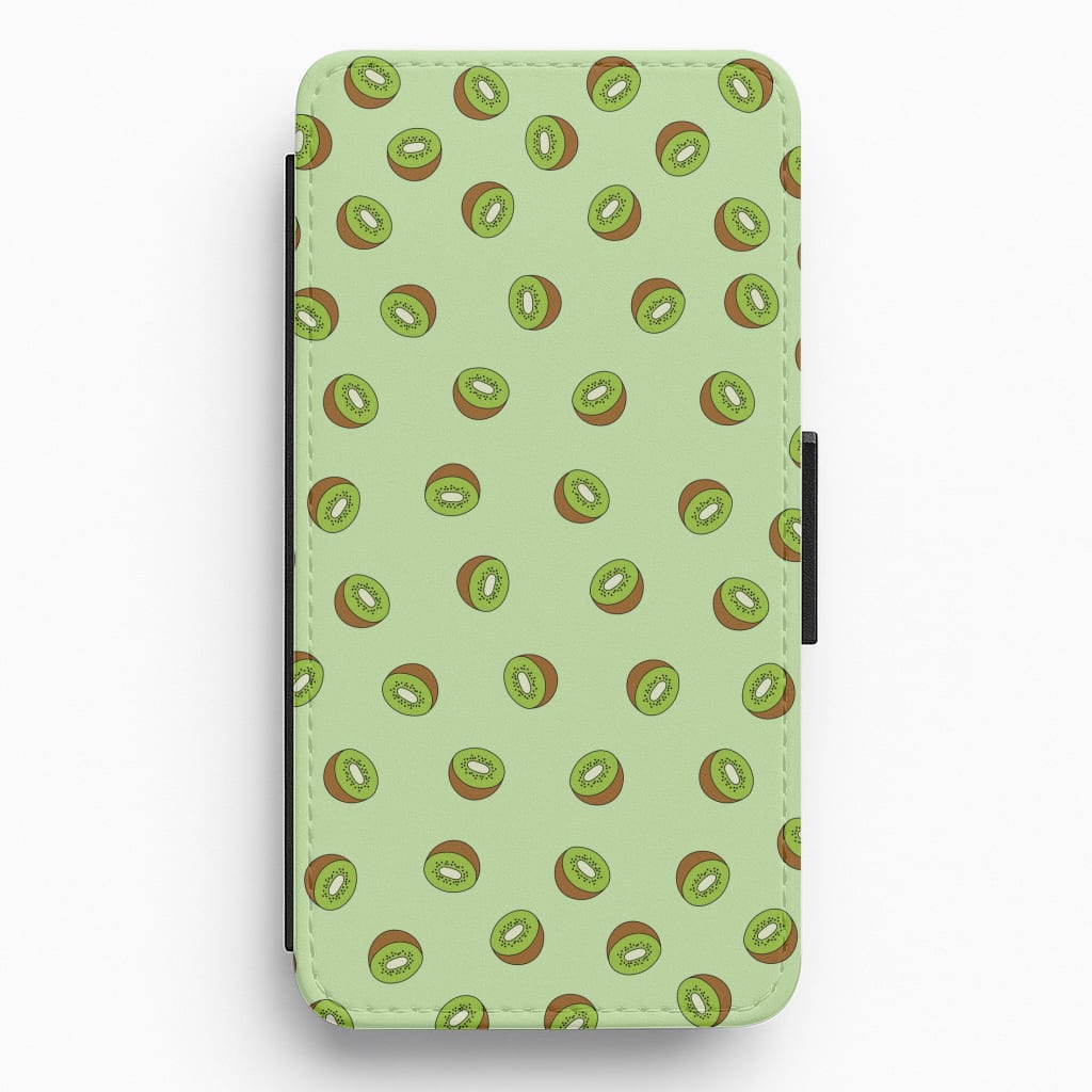 Kiwis - Fruit Patterns Flip / Wallet Phone Case