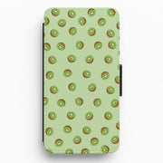 Kiwis - Fruit Patterns Flip / Wallet Phone Case 1