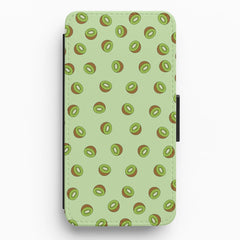Kiwis - Fruit Patterns Flip / Wallet Phone Case