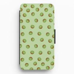 Kiwis - Fruit Patterns Flip / Wallet Phone Case