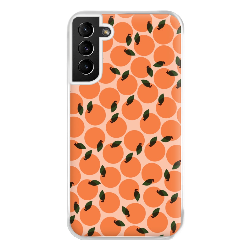 Oranges - Fruit Patterns Phone Case for Galaxy S21 Plus